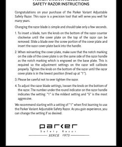 Parker Variant manual