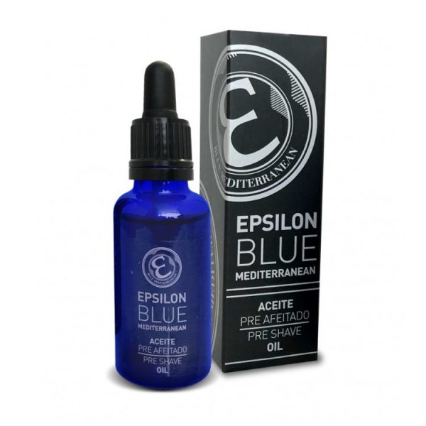 Epsilon Blue Mediterranean Esivalmisteluöljy » Vintage Shave