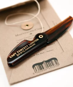 Captain Fawcett Taitettava Viiksikampa