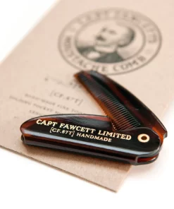 Captain Fawcett Taitettava Viiksikampa