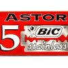 Bic Astor Stainless Partaterät, 5 kpl