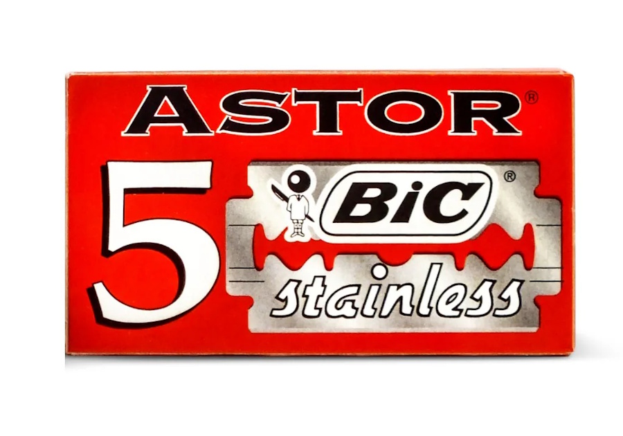 Bic Astor Stainless Partaterät, 5 kpl