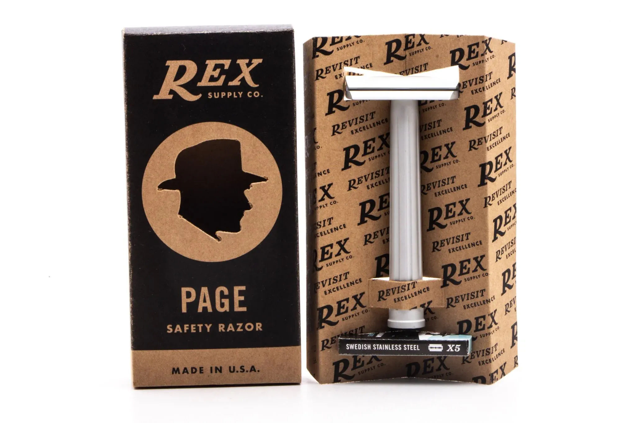 Rex Page Alumiininen Partahöylä, Satiini