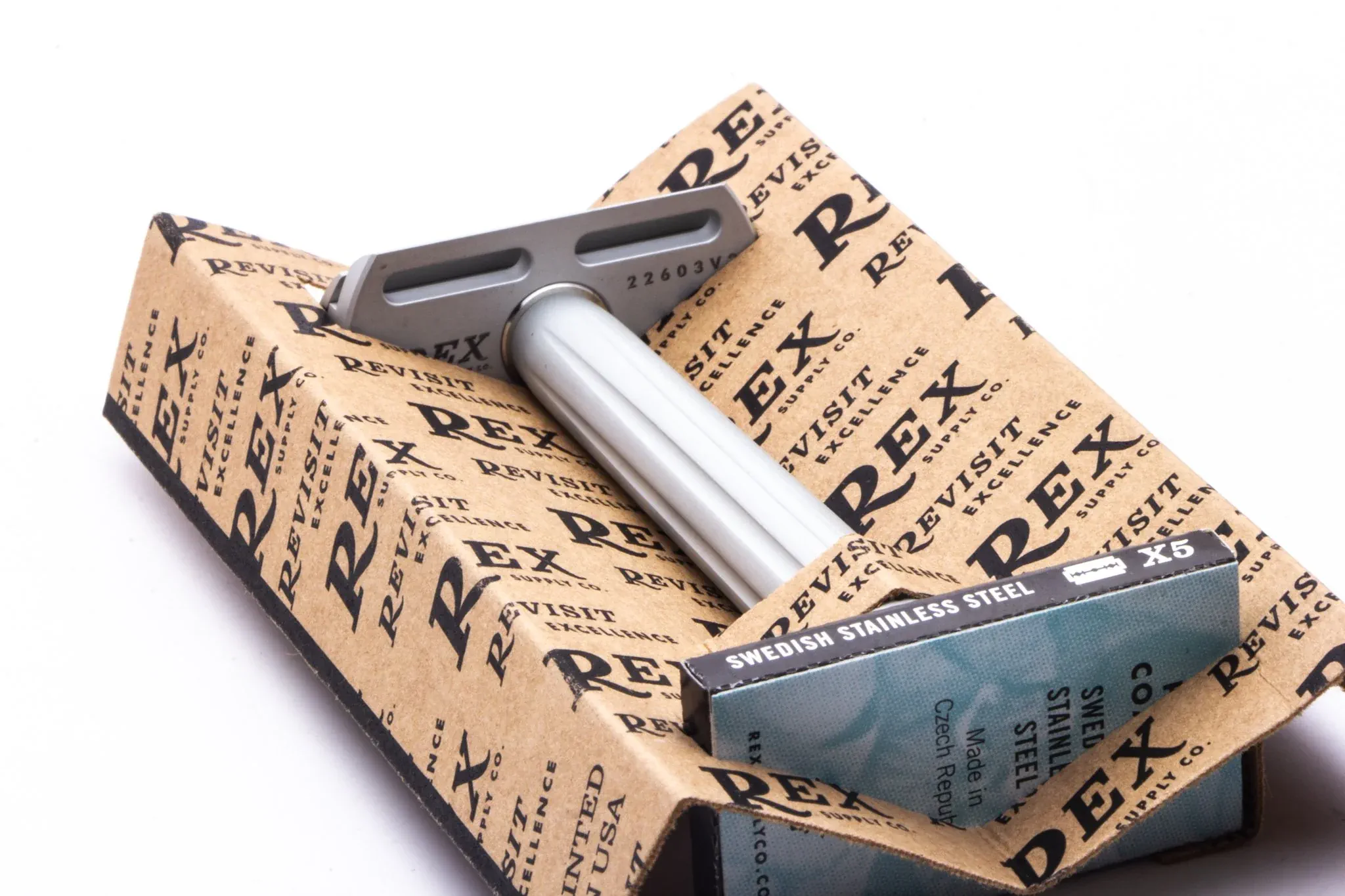 Rex Page Alumiininen Partahöylä, Satiini