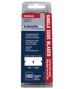 AccuTec PRO Premium Single Edge Blades, 100 kpl