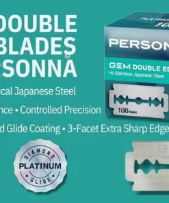 Personna GEM Platinum Diamond Glide partaterät, 100 kpl